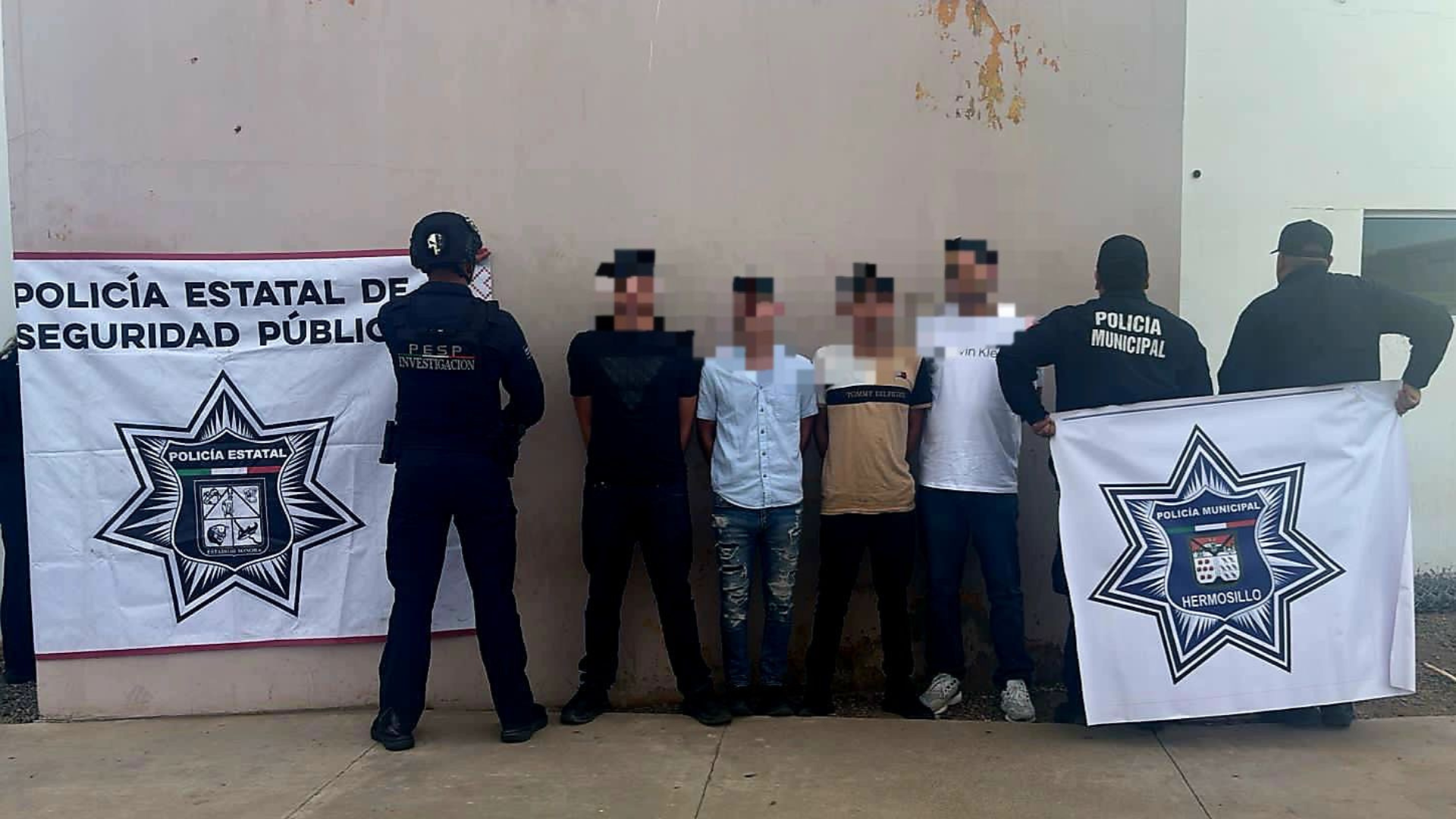 Cuatro Jóvenes Detenidos en Posesión de Droga en Hermosillo, Sonora